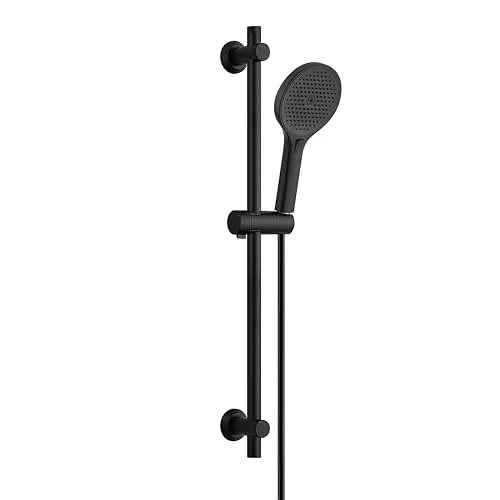 JOHO Edelstahl Duschstange 70 cm mit verstellbarer Handbrause und Schlauch