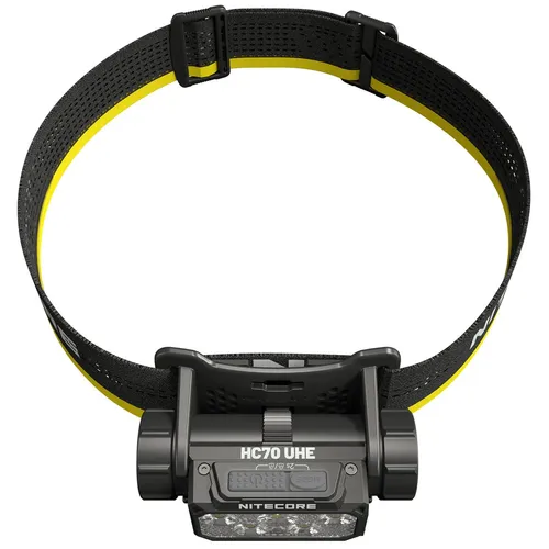 Nitecore HC70 UHE Stirnlampe - Stirnlampe mit 1600 Lumen, ideal für Outdoor-Aktivitäten und bietet eine lange Akkulaufzeit für zuverlässige Beleuchtung.