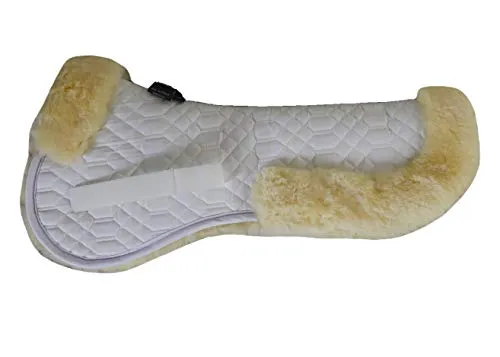 Engel Reitsport SAKIS2-M-WEI-MED Sattelkissen mit Merino Lammfell