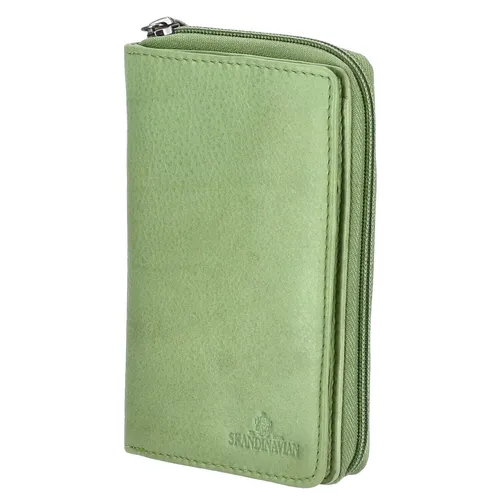 The Skandinavian Brand Geldbörse Damen aus Leder in Grün in grün von The Skandinavian Brand