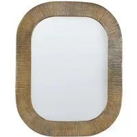 Beliani Wandspiegel SANKOSZ Gold 8x54x68 in gold von Beliani