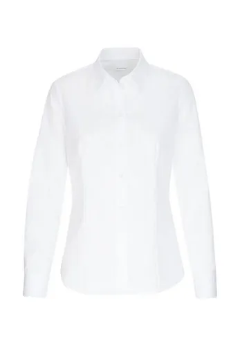 Seidensticker Hemd in Weiß - 42 - Bluse aus reiner Baumwolle, bügelfrei mit schmalem Schnitt und Kent-Kragen, ideal für einen gepflegten Look im Alltag.
