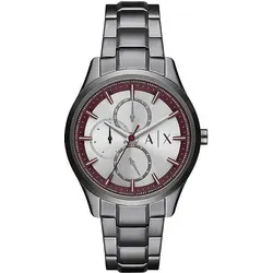 Armani Exchange Dante Chronograph - Herren - Elegante Herrenuhr aus Edelstahl in Gunmetal, mit 5 ATM Wasserdichtigkeit und Quarz-Multifunktionswerk. Perfekt für stilbewusste Männer.