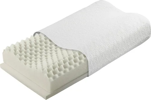 Badenia Trendline Schlafkissen Nackenstützkissen ® Visco Maxi - Ergonomisches Kissen mit Memoryeffekt, individuelle Höhenanpassung für optimalen Schlafkomfort, geeignet für Allergiker und perfekt für Bezüge in 40x80 cm.