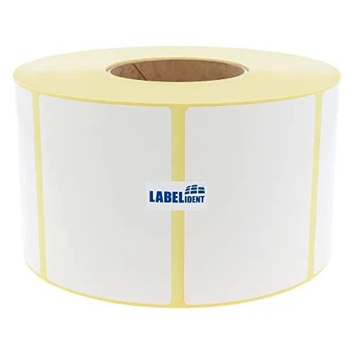 Thermoetiketten - 101,6 x 76,2 mm - 2.110 Thermodirekt Etiketten Eco selbstklebend auf Rolle, 76 mm Kern