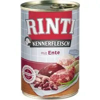 Rinti Hunde-Nassfutter Kennerfleisch Ente 400 g von RINTI