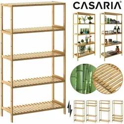 Casaria Standregal mit 5 Ablagen, höhenverstellbar