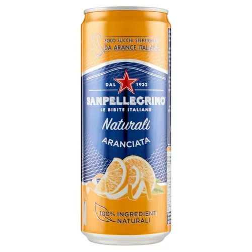Aranciata Naturali Orange Sprudelgetränk 330ml Dose