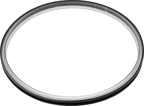 vhbw Deckeldichtung kompatibel mit Vorwerk Thermomix TM31 Küchenmaschine - Dichtungsring Schwarz Transparent