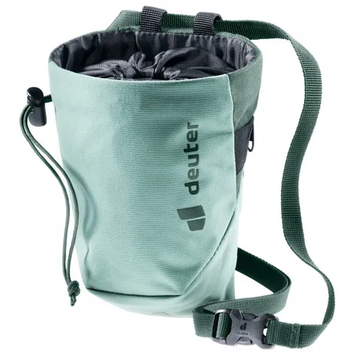 Deuter Gravity Chalk Bag II M - jade-ivy - Chalkbag in One Size mit großem Volumen, durchdachter Ausstattung und einfachem Handling für Kletterer.