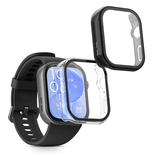 2x Glas Hülle für Huawei Watch Fit 3 Schutzhülle