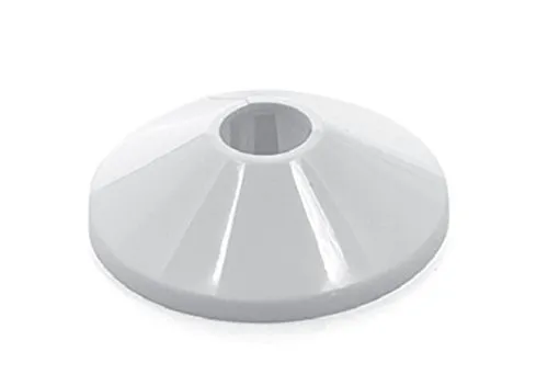 Heizungsrosetten, Heizungsmanschetten, Heizrohrmanschetten, Heizrohrrosetten,Einzelrosetten weiß - 10 Stück - 8 Größen wählbar 12-28 mm (20 mm)
