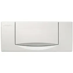 Geberit Betätigungsplatte 300T - Weiß Alpin - WC-Wasserstopp-Teile, elegante Betätigungsplatte für Unterputzspülkästen mit schaltbarer Funktion für mehr Komfort und Flexibilität.