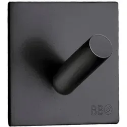 Beslagsboden Haken Edelstahl Schwarz