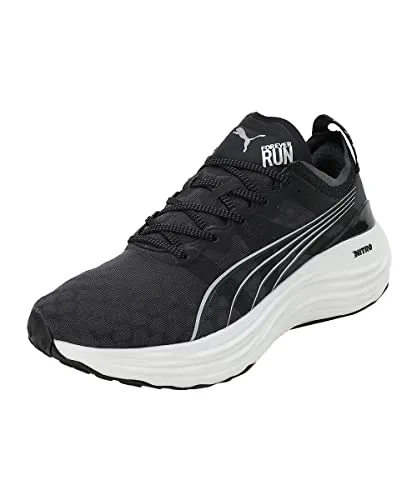 Puma Herren Foreverrun Nitro Sneaker, Schwarz/Weiß, 46 EU