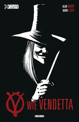 V wie Vendetta (Neue Edition) - Fesselnder Graphic Novel-Klassiker über Freiheit und Gerechtigkeit, ideal für Fans von dystopischer Literatur und packenden Geschichten.