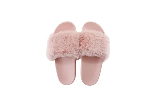 VewoTex Damen Hausschuhe mit Fell » Damenschuhe mit Kunstfell Hausschuh (1 Paar, 2-tlg., Kein Set) Schlappen & Garten Schuhe » Pantoffeln mit Kunstpelz