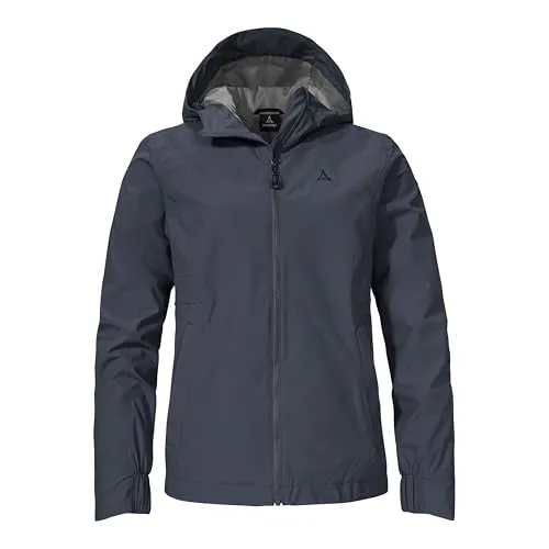 Schöffel Damen Jacket Style Bohorok WMS - Elegante, wasserdichte Outdoor Jacke - Funktionsjacke mit 10.000 mm Wassersäule und hoher Atmungsaktivität für optimalen Komfort, hergestellt aus recyceltem Material für nachhaltigen Outdoor-Spaß.