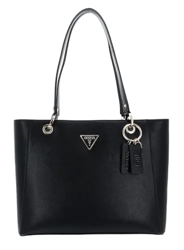 GUESS Women Noelle Noel Tote Bag, Schwarz – Stilvoller Damen-Shopper