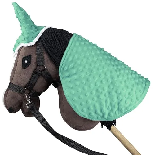 SKIPPI Decke und Fliegenhaube für Hobby Horse – Mint, Hobby Horse Zubehör