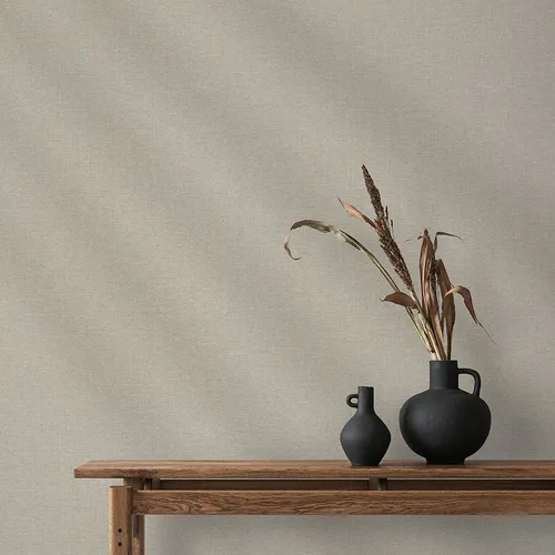 Vliestapete Einfarbig Textil Optik Modern Meliert Braun Grau 10510-37 (2,62€/1qm