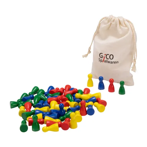 GICO 60 Halmakegel 24x12mm in 4 Farben in Polybeutel - 2134