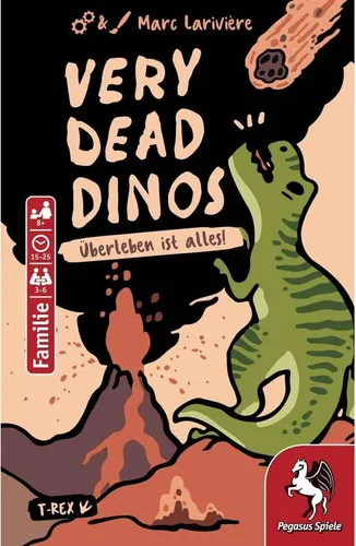 Pegasus Very Dead Dinos – T-Rex, Kartenspiel, Familie, 8 Jahr(e), 15 min, 25 min, Familienspiel