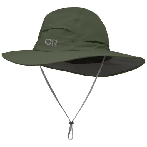 Outdoor Research Sunbriolet Sun Hat - Fatigue (0740) M - Hüte & Caps, atmungsaktiver und wasserdichter Sonnenhut mit UPF 50+ Schutz, ideal für Freizeitaktivitäten im Freien.