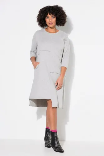 Angel of Style Jerseykleid Sweatkleid offene Kanten 3/4-Ärmel