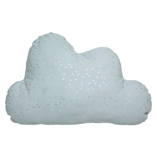 Atmosphera - Kinderkissen Berlingot Wolke - Baumwolle - blau - 45x28 cm - Blau