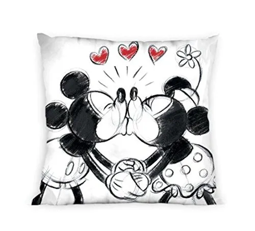 Mickey und Minnie Maus KISSENBEZUG Love 40x40cm Kissenhülle