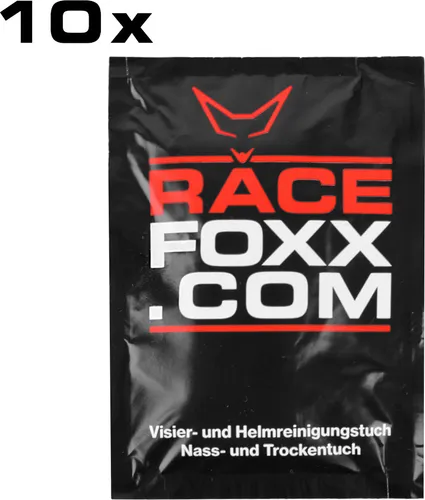 Visier & Helmreinigungstuch, 10 Sets im Paket