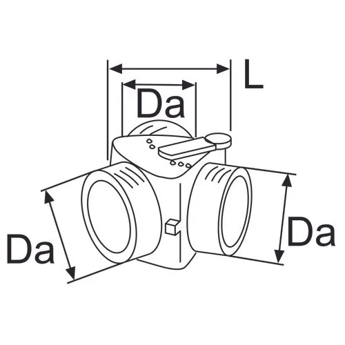 Webasto Verteiler 55/55/55 mit Regelklappenventil 1319224A von Webasto Roof & Components SE