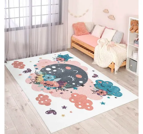 carpet city Kinderteppich 'Anime', Mehrfarbig, 190x280 cm - Der farbenfrohe Kinderteppich 'Anime' sorgt für ein gemütliches Ambiente im Kinderzimmer. Strapazierfähig und pflegeleicht, ideal zum Spielen und Toben. Geeignet für Fußbodenheizung und mit geprüfter Qualität.