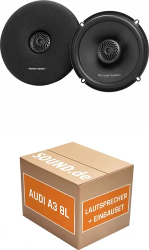 Harman/Kardon FIT6 Lautsprecher Einbaupaket für Audi A3 8L - Komplettset für den einfachen Austausch der Lautsprecher in Ihrem Audi A3 8L. Hochwertige Klangqualität und einfache Installation für ein verbessertes Klangerlebnis in Ihrem Fahrzeug.
