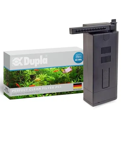 Dupla Perfect Clean Filter PC1 | Leistungsstarker Aquarium-Innenfilter für 50-80 L - Aquarienfilter für Süß- und Meerwasseraquarien mit 150-1.050 l/h Filterleistung, energieeffizient und einfach zu installieren für kristallklares Wasser.