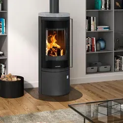 Oranier Kaminofen Arena 2.0, 7 kW - Kaminofen für wohlige Wärme, mit Specksteinverkleidung und innovativer Vermiculite-Ausrüstung für hohe Effizienz – ideal für dein Zuhause.
