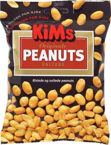 KIMS PEANUTS SALTEDE 1000g - Erdnüsse - Gesalzen - Geröstet - Dänisch - Nüsse -