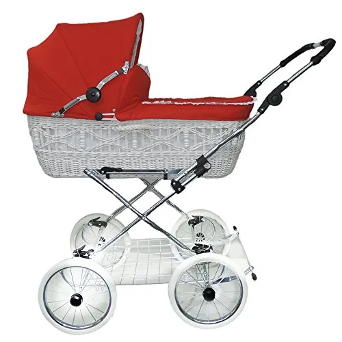 EICHHORN Kinderwagen Weidenkorb in rot von EICHHORN Kinderwagen