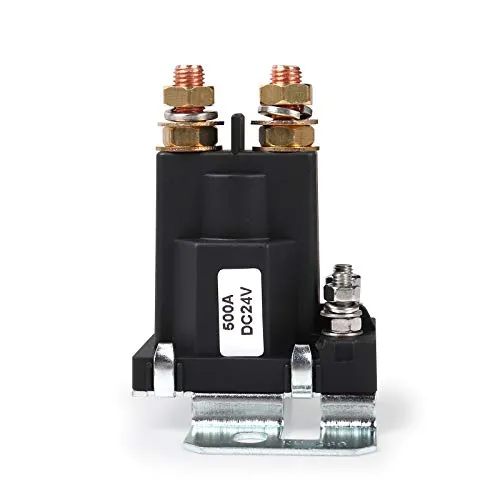 EHDIS Relais 24V 500A Schwere Strom Relais 4 Pin SPST Auto Start Relais Schütz Doppelte Batterien Trennschalter EIN/Aus Schalter