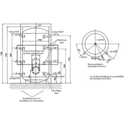 Tauchhülse für Vorlauffühler WMZ, 1/2'' AG Nr.720134