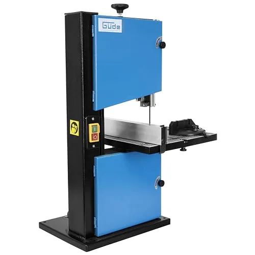 Güde S200 Profi Gs gebogene Bandsäge - 250W Elektro Holzsäge mit schwenkbarem Tisch, ideal für präzise Schnitte und vielseitige Anwendungen