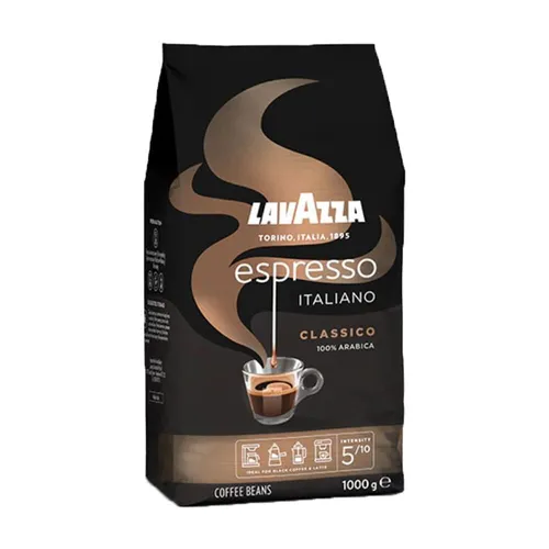 Lavazza Espresso Italiano Classico Kaffee 1000g - Kaffee aus Italien, 1000g ganze Kaffeebohnen mit fruchtigem und blumigem Geschmack für ein authentisches Espresso-Erlebnis.