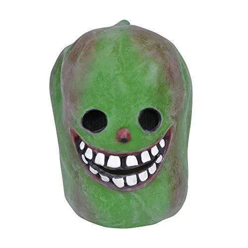 Bristol Novelty BM565 Geisterchili-Maske, Gummi, für Herren und Damen, grün Halloween
