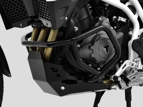 ZIEGER Motor-Schutzhülle ZIEGER Sturzbügel kompatibel mit Triumph Tiger 900 schwarz