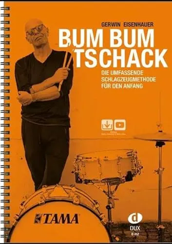 Bum Bum tschack für Schlagzeug inkl. Noten - Jazz Noten für Schlagzeug, ideal zum Üben und Aufführen, fördert das Rhythmusgefühl und die musikalische Kreativität.