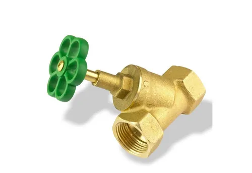 puteus Absperrventil Messing 1 Zoll DN25 Schrägsitzventil Absperrhahn Freistromventil