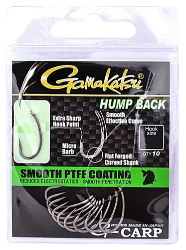 Gamakatsu G-Carp Hump Back Hook grey Gr.8 in schwarz von Gamakatsu