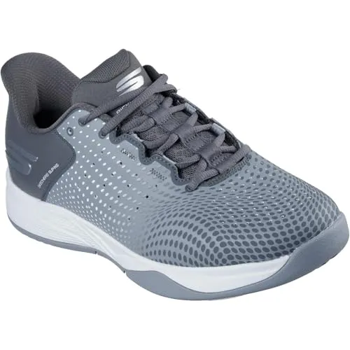 Skechers Viper Court Reload Herren-Sneaker, Grau Anthrazit, Größe 44, Grau/Anthrazit, 45 EU