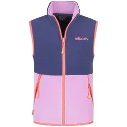 Trollkids Kids Kjerag Vest 140, deep violet in lila von TROLLKIDS